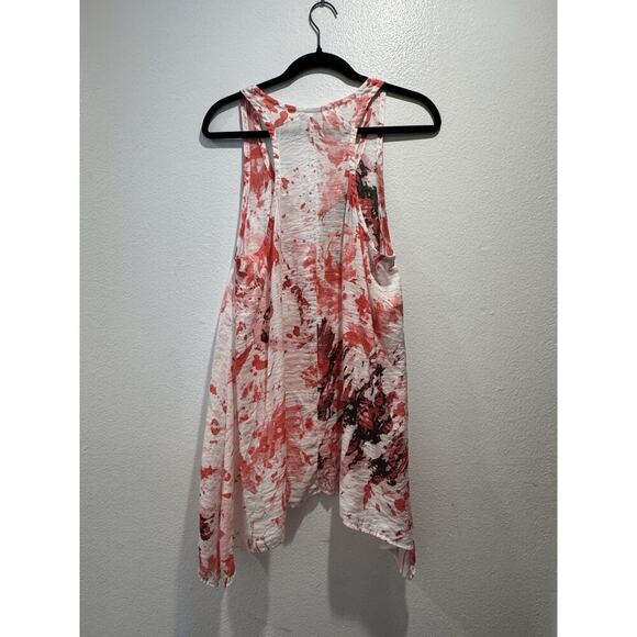 Habitat Clothes to Live In Size Small Button Front Asymmetrical Tunic Top Artsy - Picture 4 of 7